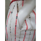 Vintage 1960s Red & White Shirt Dress w/ Belt & Pocket Scarf Size 12