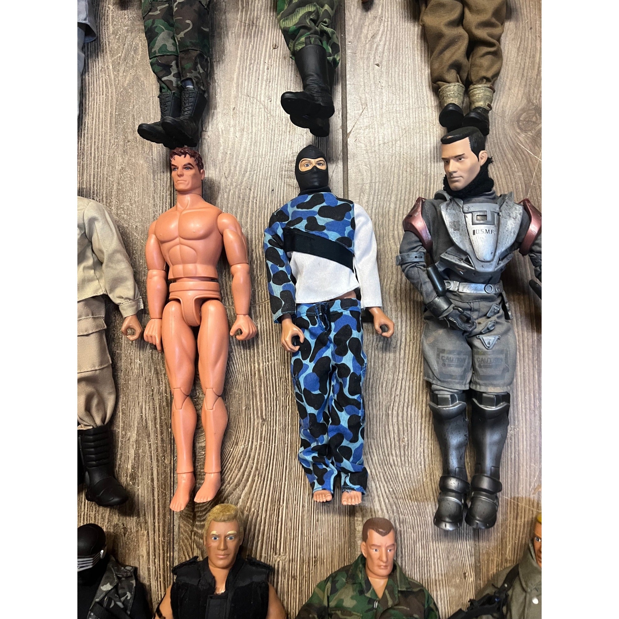 Vintage HUGE LOT (39) G.I. Joe 12" Action Figures Army Military - Used