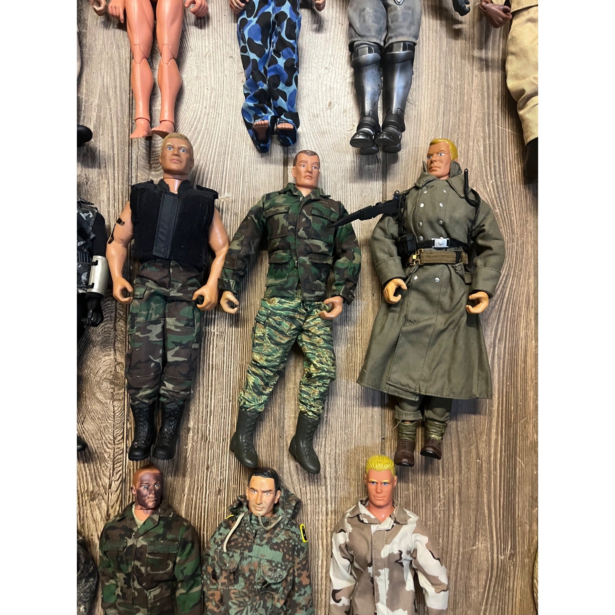 Vintage HUGE LOT (39) G.I. Joe 12" Action Figures Army Military - Used