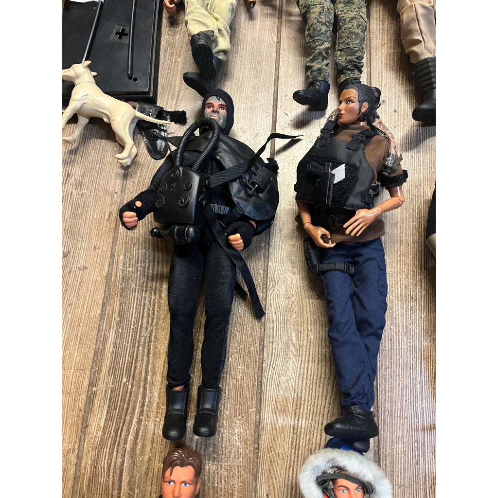 Vintage HUGE LOT (39) G.I. Joe 12" Action Figures Army Military - Used