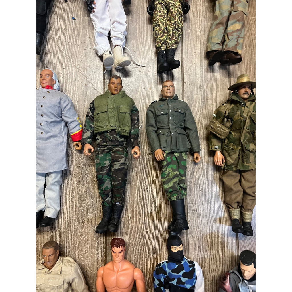 Vintage HUGE LOT (39) G.I. Joe 12" Action Figures Army Military - Used