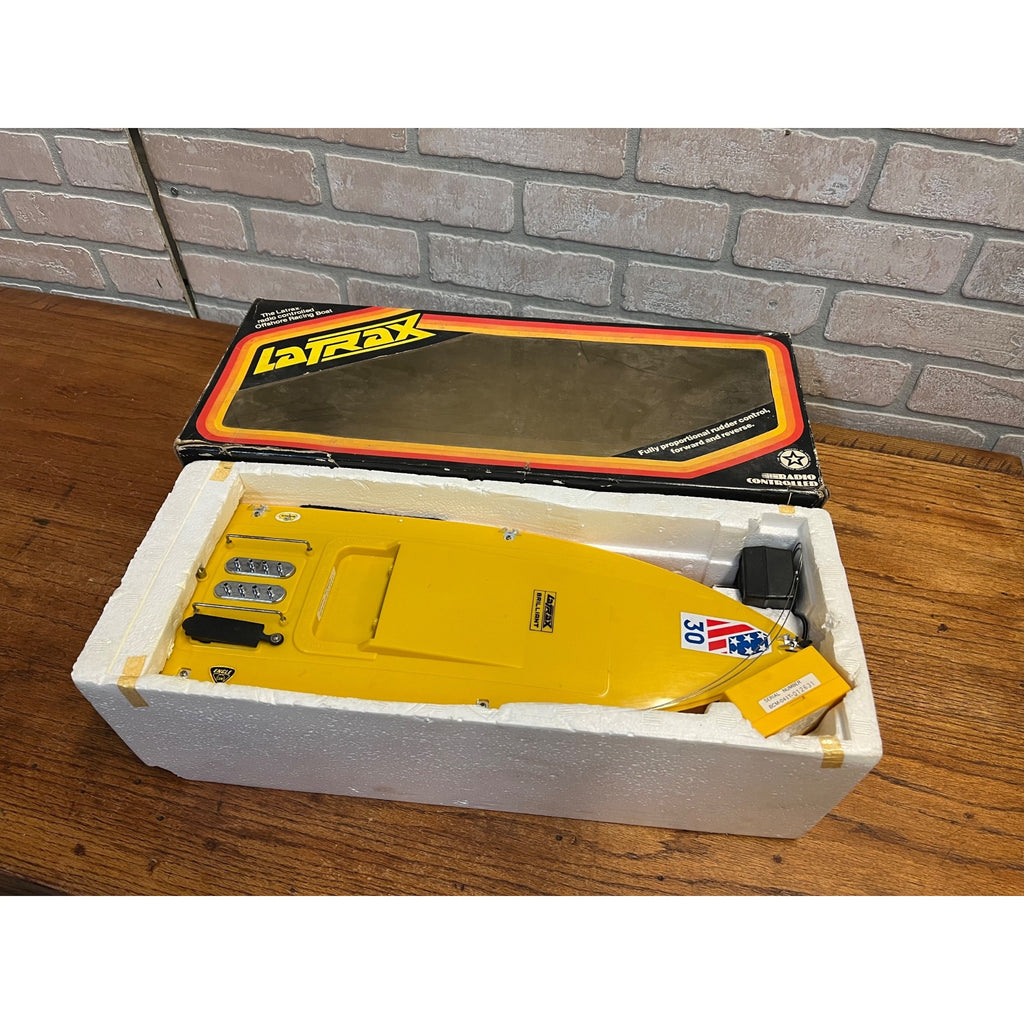 Traxxas Brilliant Latrax LTX-30 RC Boat Offshore Racing Boat Yellow w/ Box