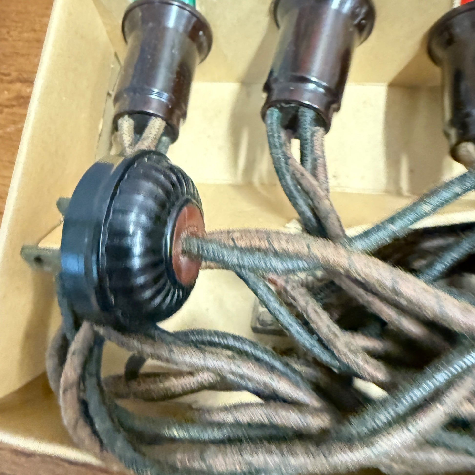 Vintage Christmas Lights By Noma C9 Bulb Original Box from 1927 Works
