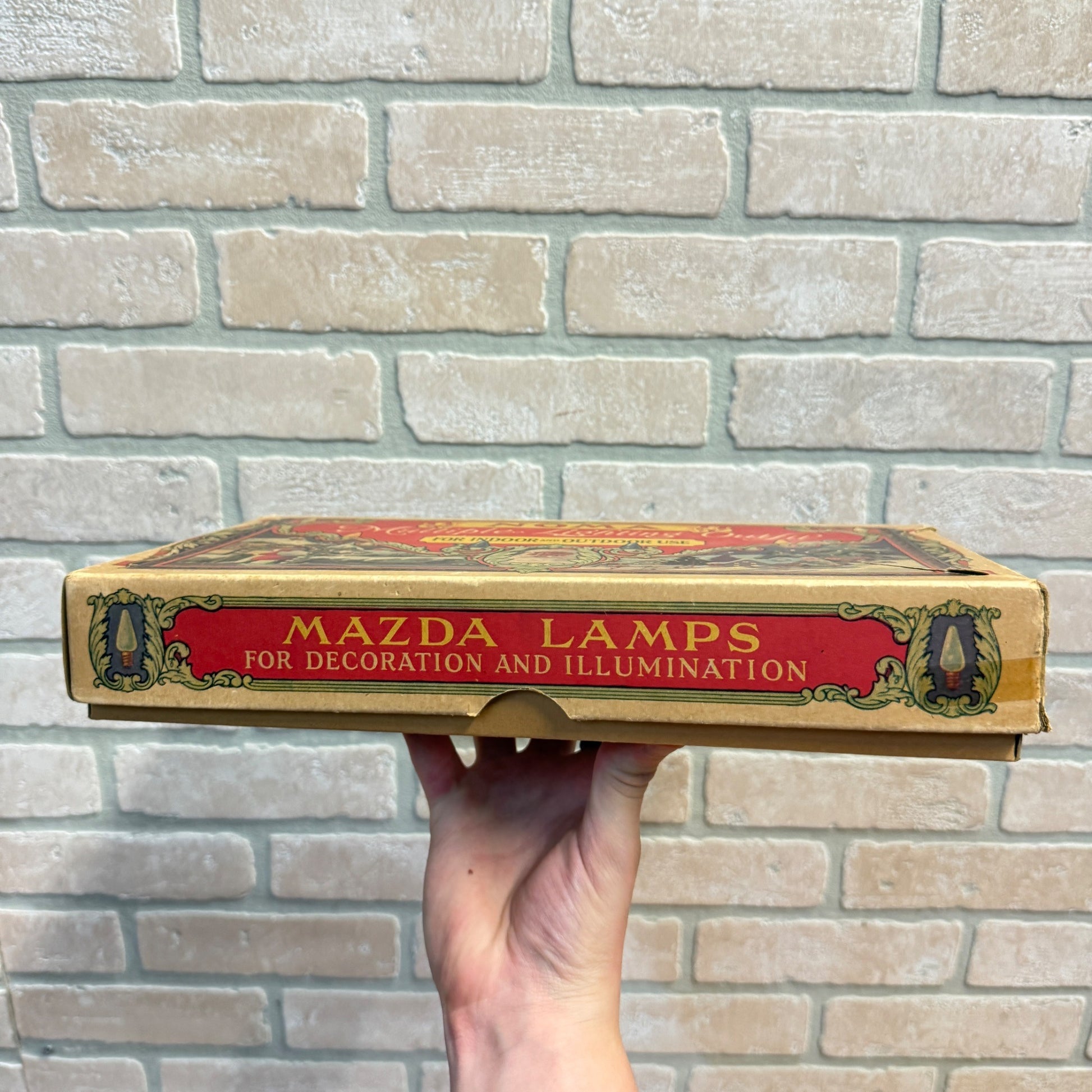 Vintage Christmas Lights By Noma C9 Bulb Original Box from 1927 Works