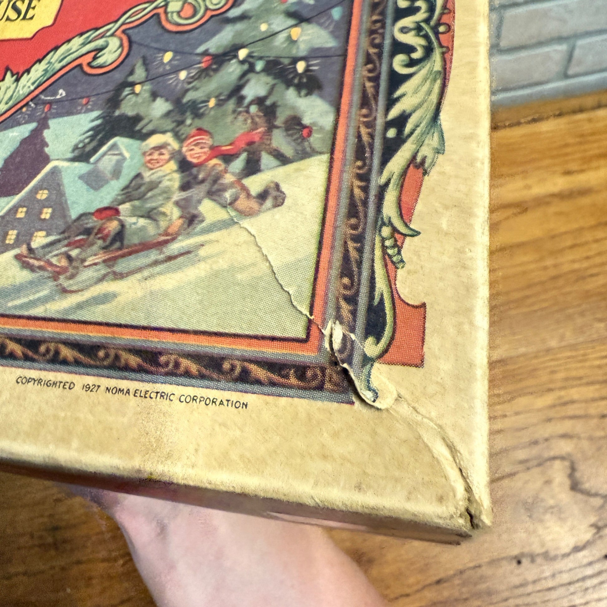 Vintage Christmas Lights By Noma C9 Bulb Original Box from 1927 Works