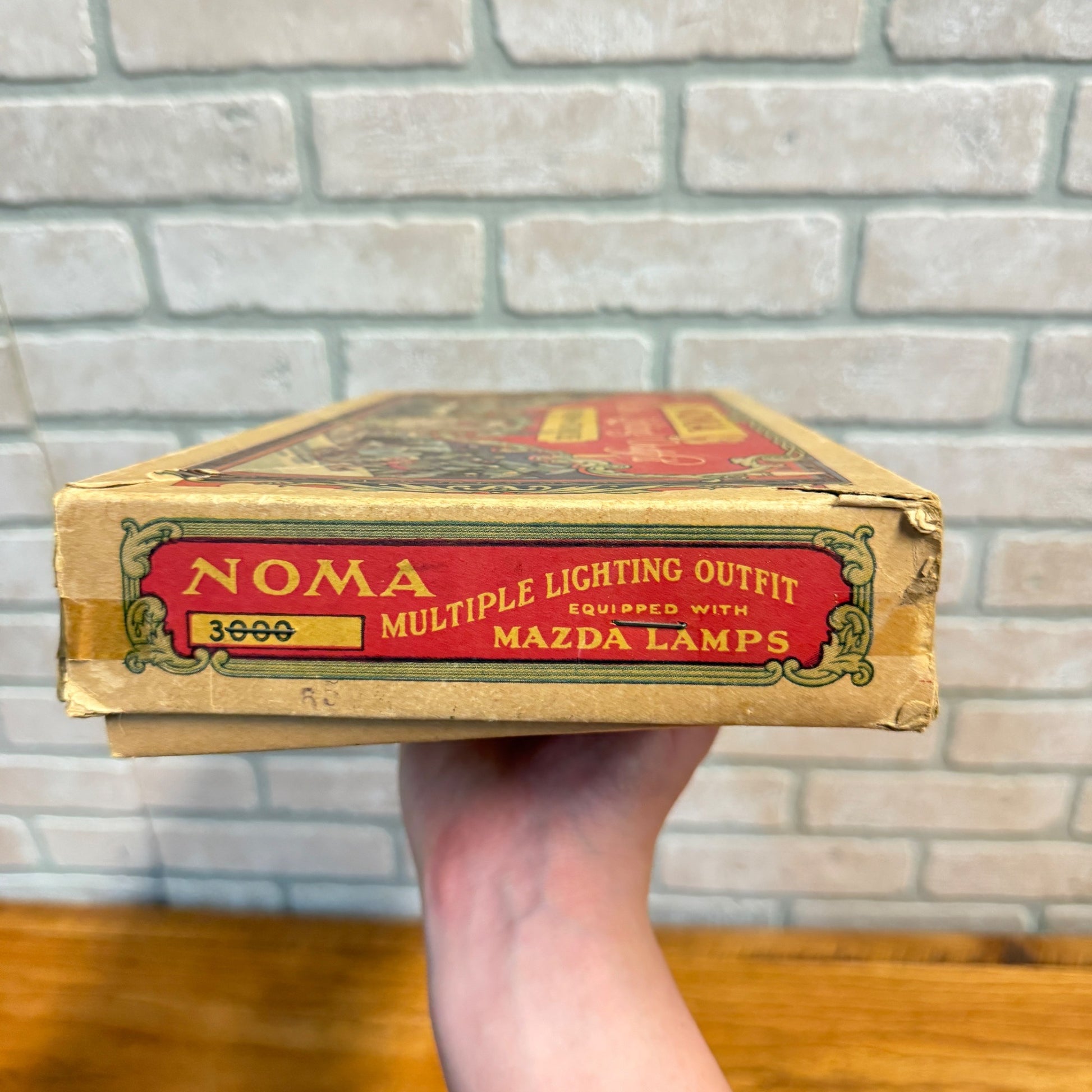 Vintage Christmas Lights By Noma C9 Bulb Original Box from 1927 Works