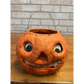 Vintage 1940s Halloween Jack o' Lantern F.N. Burt Pulp Paper Mache JOL 6"