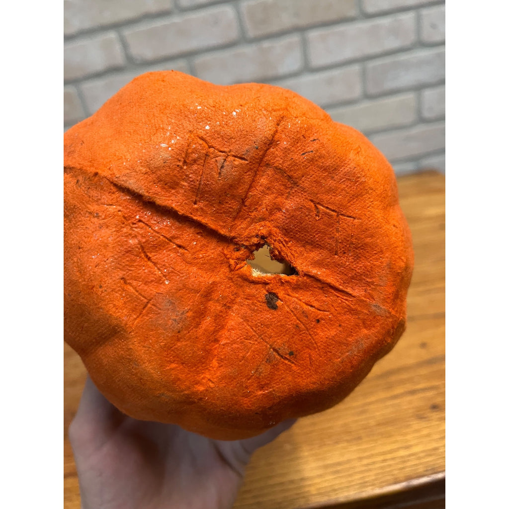 Vintage 1940s Halloween Jack o' Lantern F.N. Burt Pulp Paper Mache JOL 6"
