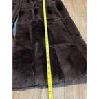 STUNNING Vintage Genuine Beaver Fur Long Jacket Coat Womans Ladies Full Length