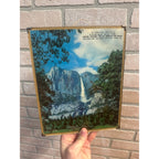 Vintage 1940s Lomira Oil Co. Advertising Sign Glass Frame Wisconsin