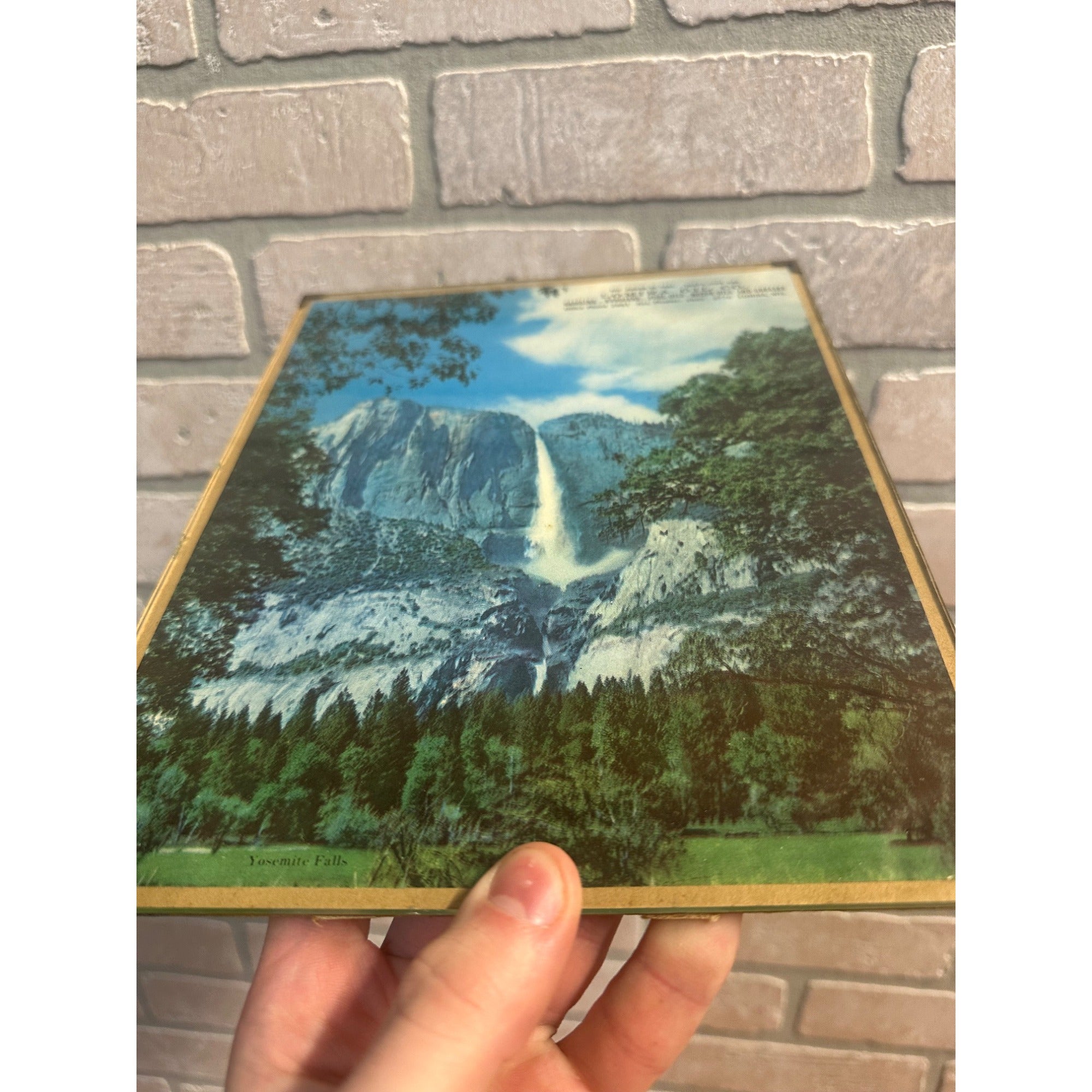 Vintage 1940s Lomira Oil Co. Advertising Sign Glass Frame Wisconsin