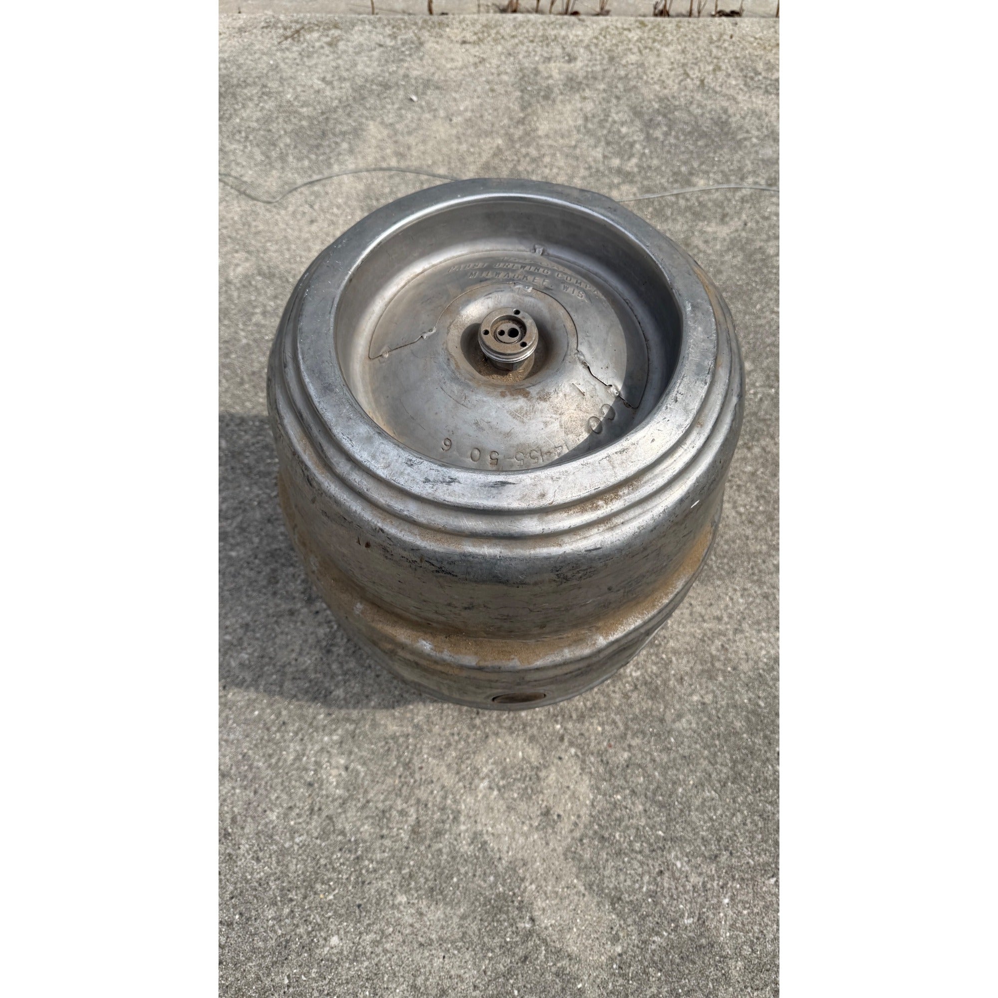 1970s Vintage Pabst Brewing Co Milwaukee Wis Stainless Firestone Beer Keg