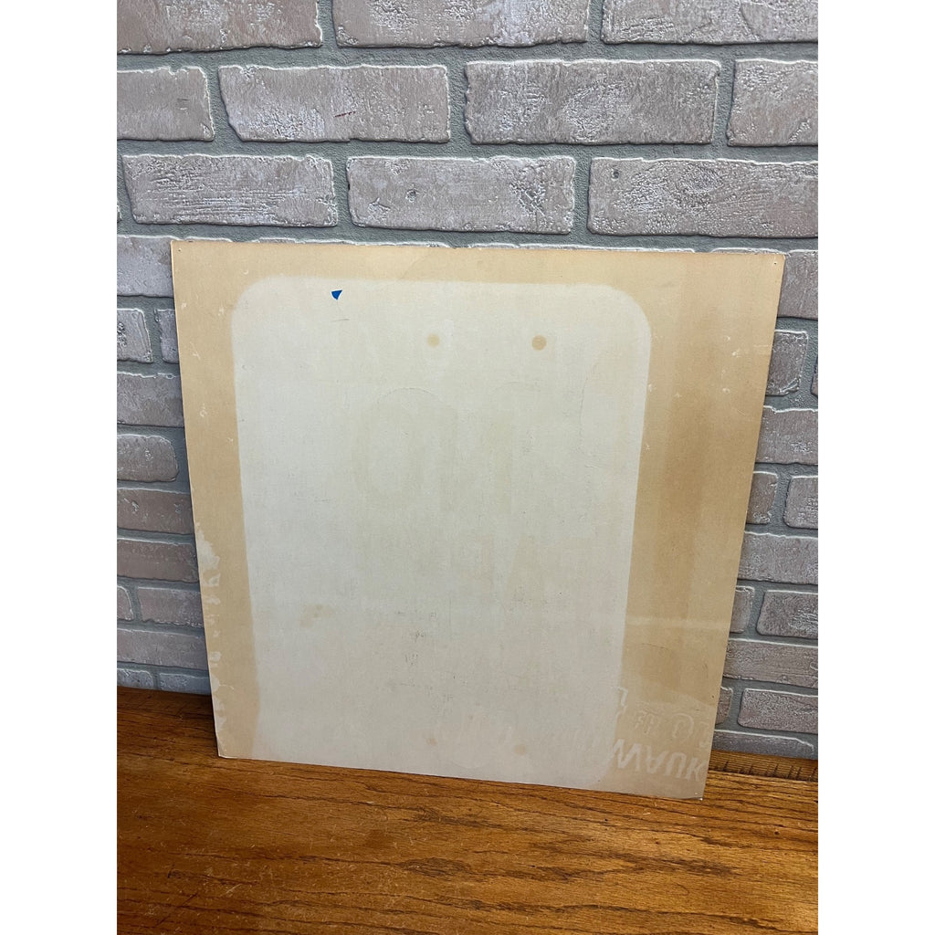 Vintage 1971 Gettelman Beer Cardstock Advertising Sign Miller Milwaukee Wis