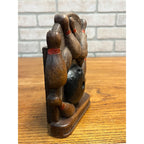 Vintage Bowling Themed Match Box Holder Matches w/ Striker