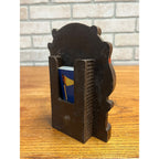 Vintage Bowling Themed Match Box Holder Matches w/ Striker