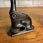 Antique Shooting Star Cast Iron Notary Stamp Seal - Langlade Co Wis Nolte