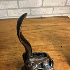 Antique Shooting Star Cast Iron Notary Stamp Seal - Langlade Co Wis Nolte