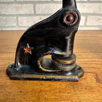 Antique Shooting Star Cast Iron Notary Stamp Seal - Langlade Co Wis Nolte
