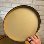 Vintage 1930s MALROV Men's Fedora Hat Box Art Deco Tall Oval - BOX ONLY