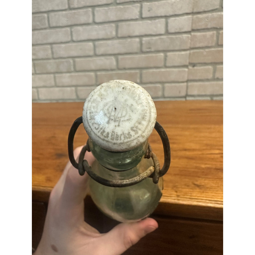 Pre-Pro M.F. O'Connell Blob Beer Bottle Aqua Blue Embossed Philadelphia PA
