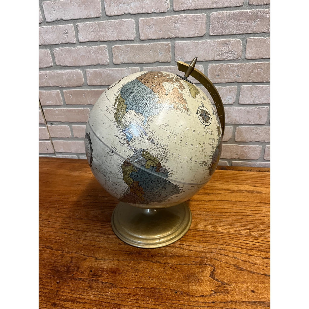 Vintage Replogle Legend 12" Platnium Classic USA Globe 1990s