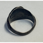 Vintage 32nd Infantry Division US Army Sterling Ring Sz 9.75" Enamel -- 9.61g