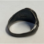 Vintage 32nd Infantry Division US Army Sterling Ring Sz 9.75" Enamel -- 9.61g