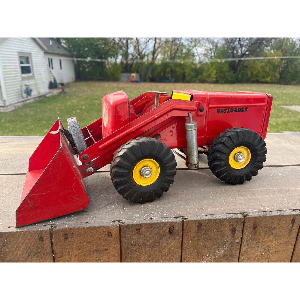 Vintage 1950s Vintage Nylint Hough Hydraulic Payloader #1600 Pressed Steel