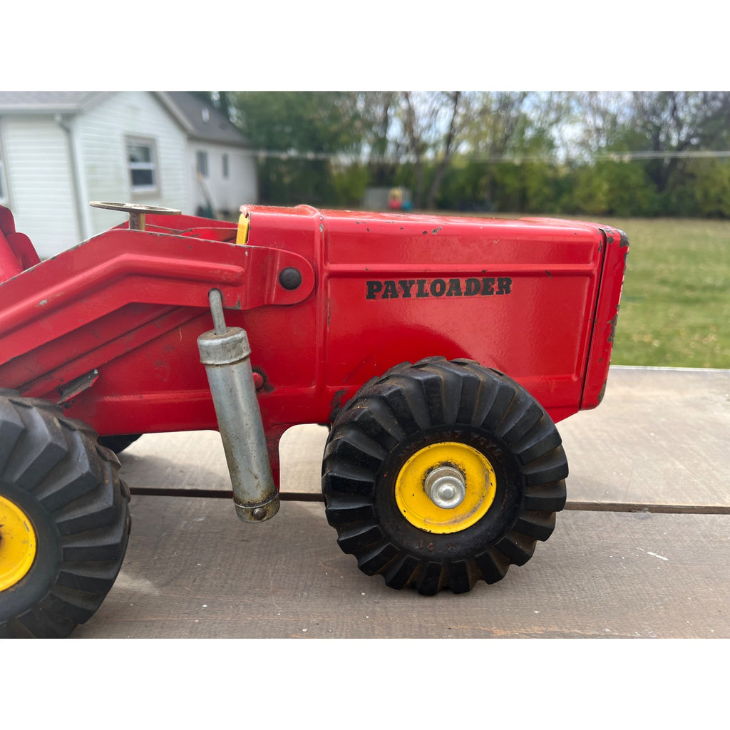 Vintage 1950s Vintage Nylint Hough Hydraulic Payloader #1600 Pressed Steel