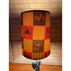 1960s Quartite Chalkware Table Lamp Colonial Soldier Revolutionary War W/ Shade Mid Century