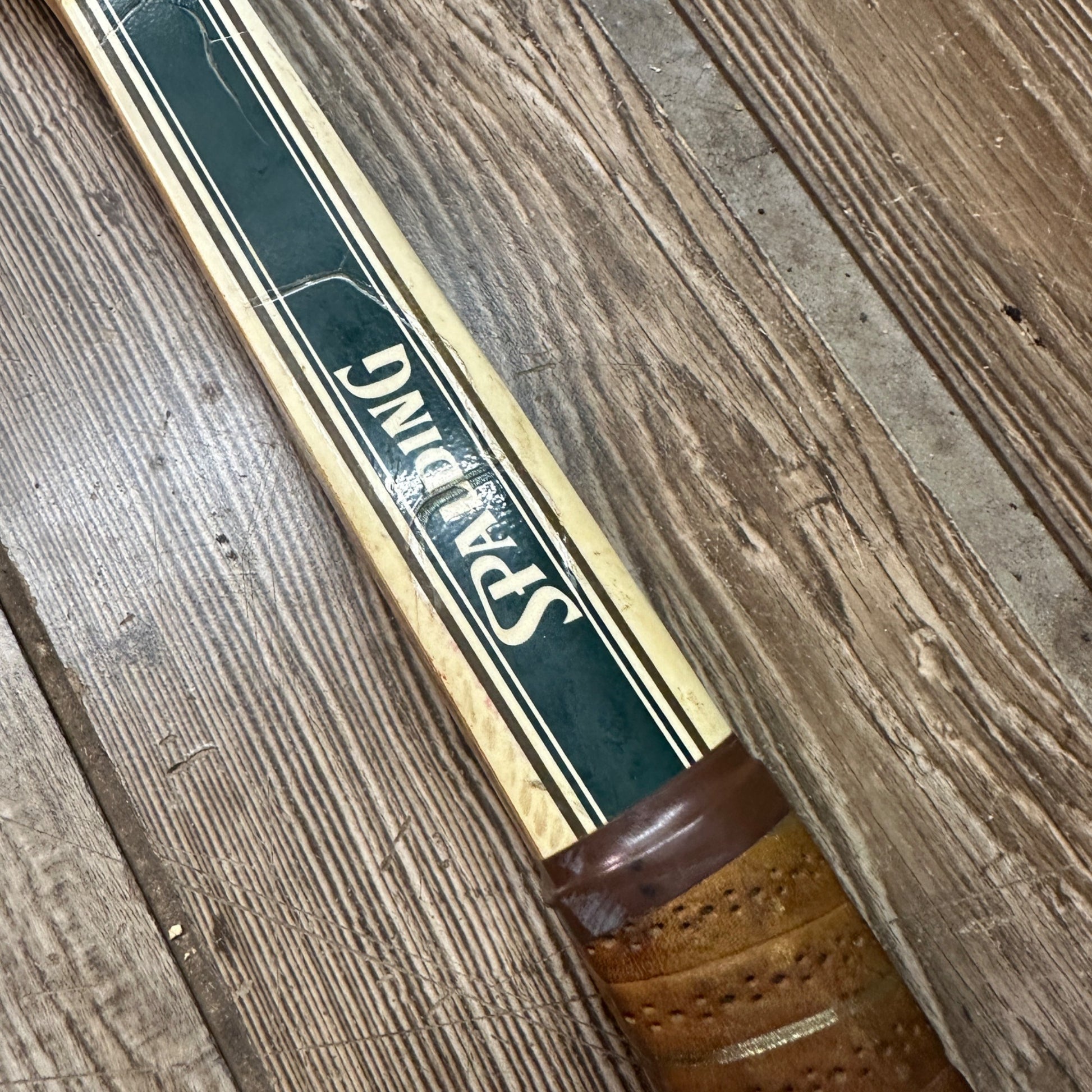 Vintage Spalding Pancho Gonzales Autograph Wood Tennis Racquet 1960s w/ Cover