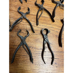 Lot Antique Blacksmith Forged Farrier Hoof Nippers Tinsmith Pliers Hand Tools