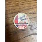 Milk Bottle Cap - Tapper's Dairy / Wausau, WI / Wisconsin /  Grade A Pasteurized Milk