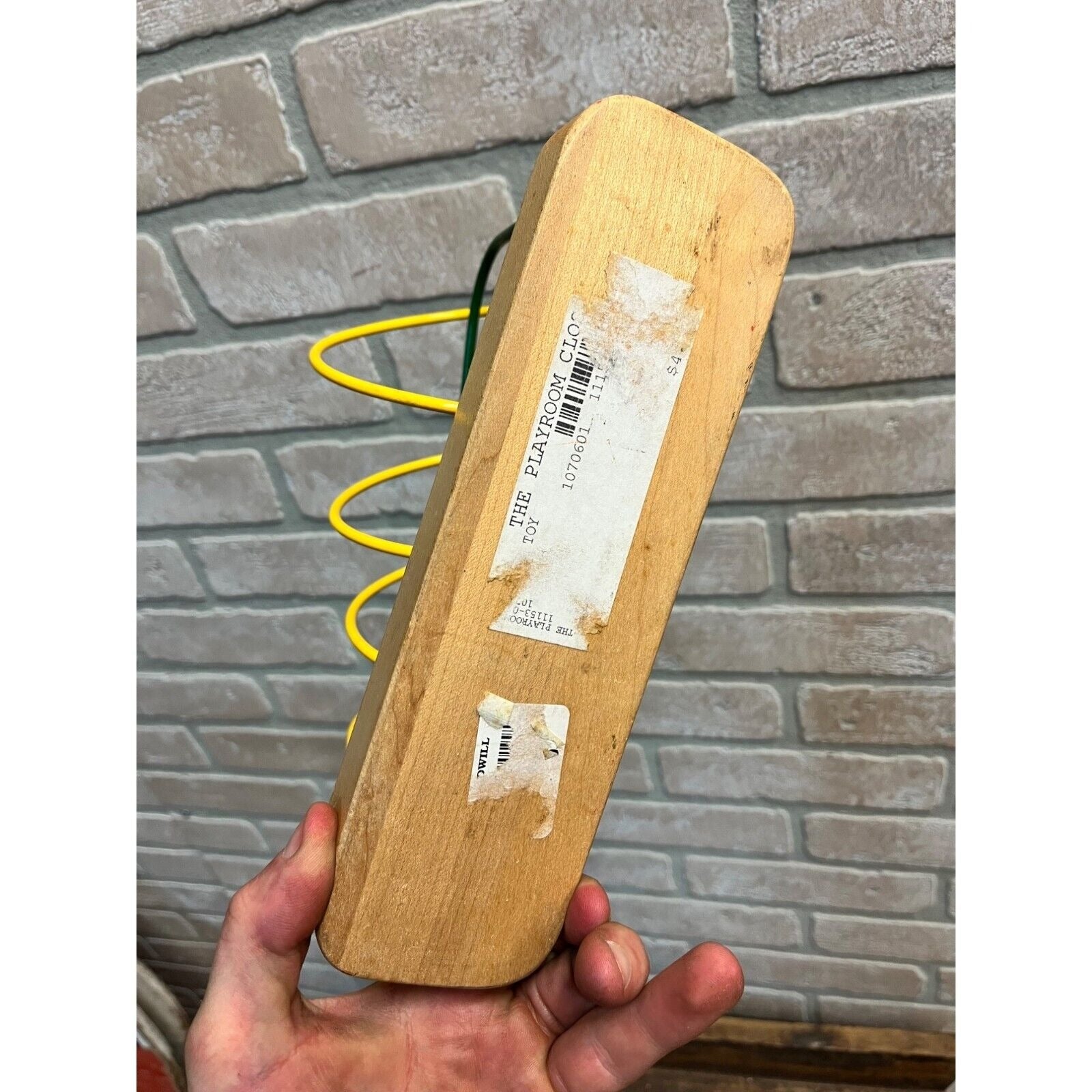 Vintage Kinderworks Bead Toy Game Rollercoaster Maze Office Children's Puzzle