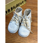 Vintage Kali-Sten-iks Baby Shoes Infant White Store Display Original Box