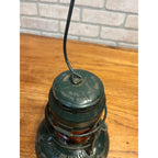 Vintage Dietz No 40. Milwaukee Gas Light Co Amber Traffic Railroad Lantern Green