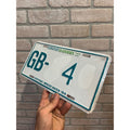 Vintage Metal License Plate Grand Bahama Freeport/Lucaya Vintage Speed Week '84 GB- 4