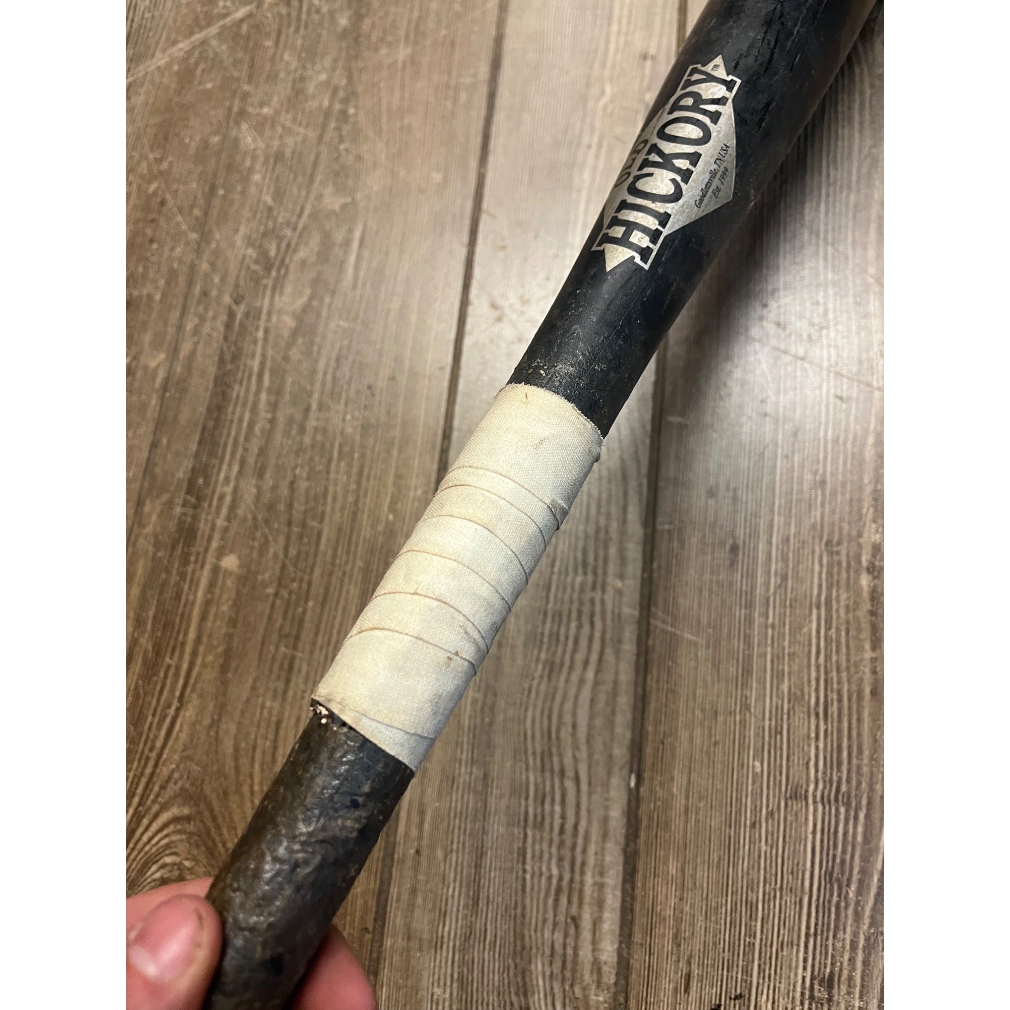 Michael Richard Kane County Cougars Game Used Baseball Bat MLB Old Hickory Pro P100