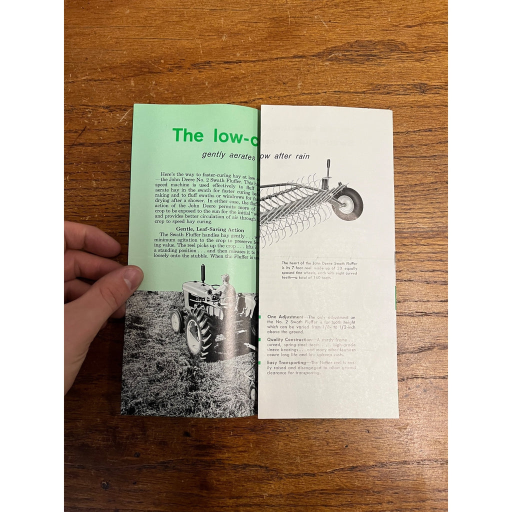 Vintage John Deere No. 2 Swath Fluffer for 1960 Brochure