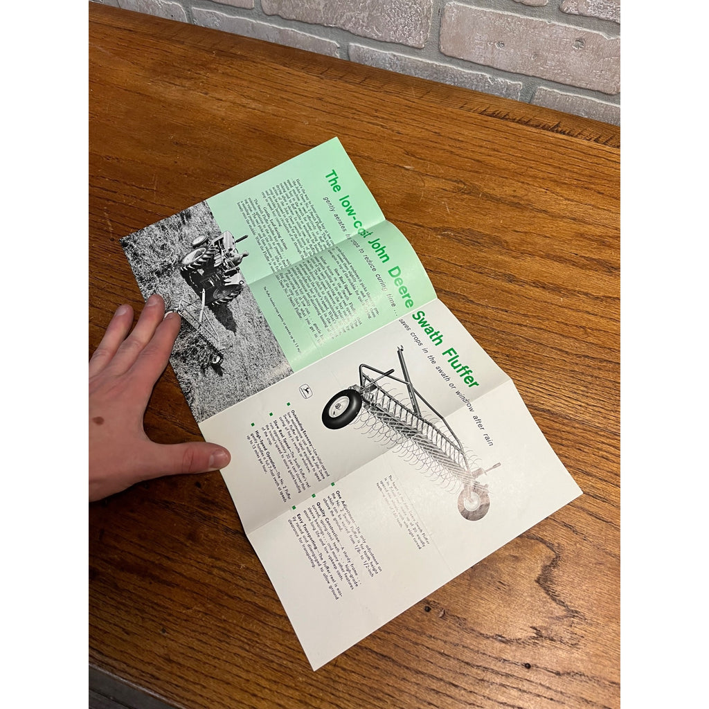 Vintage John Deere No. 2 Swath Fluffer for 1960 Brochure