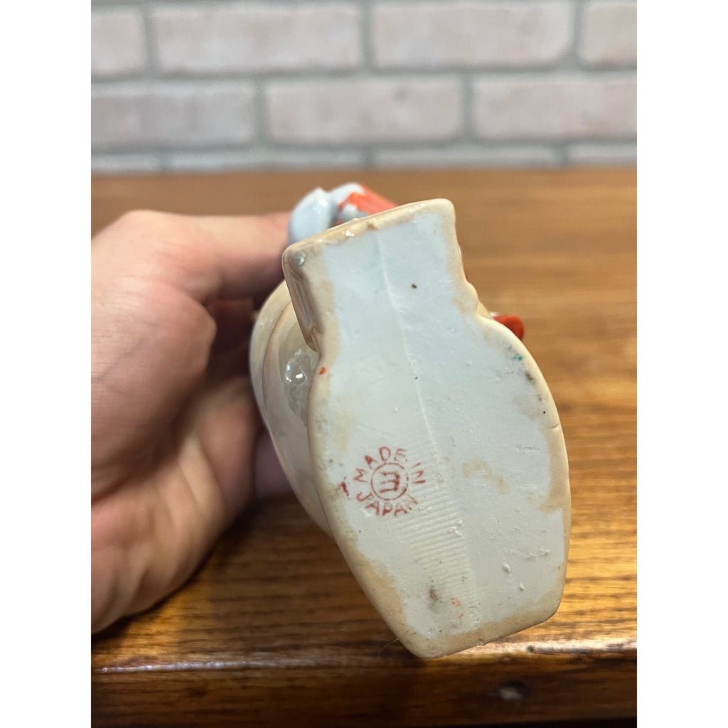 Vintage How To Make Love Kewpie On Toilet Ceramic Match Holder Figure Japan