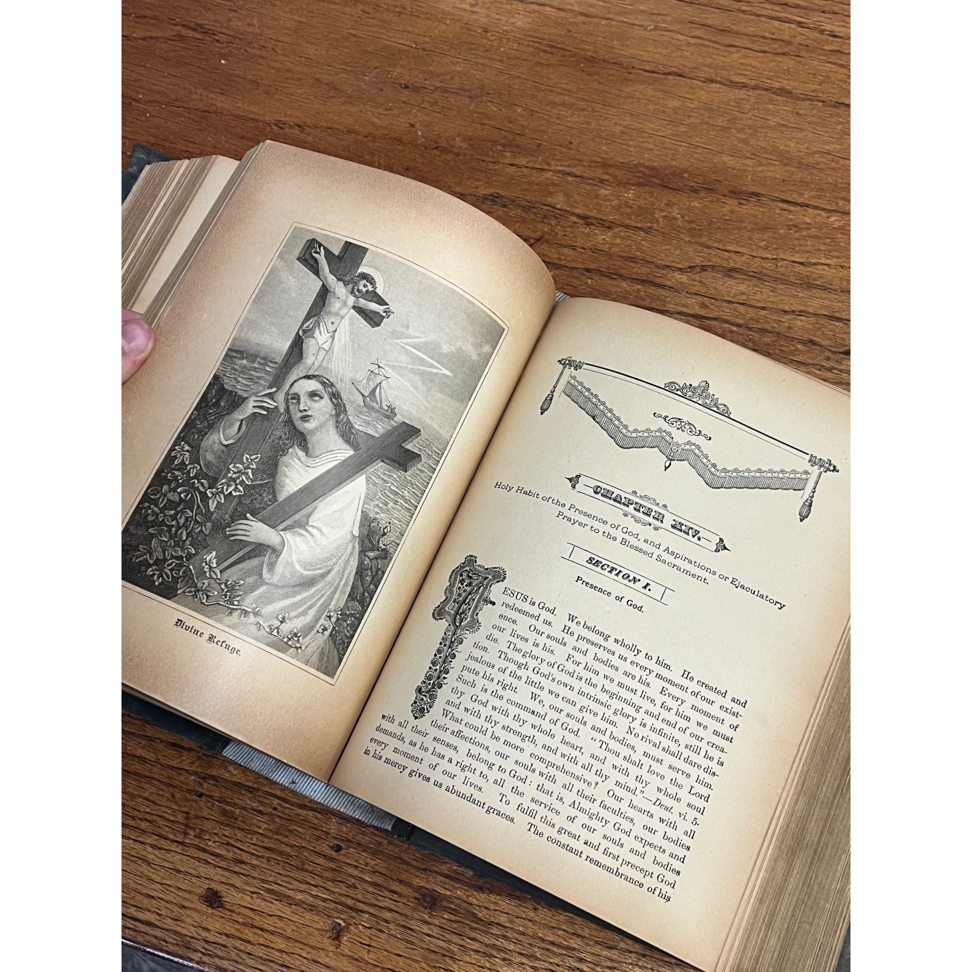 Antique 1895 Catholic Miscellany book New York Murphy & McCarthy - Freemasonry