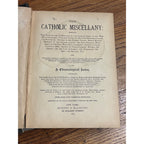 Antique 1895 Catholic Miscellany book New York Murphy & McCarthy - Freemasonry