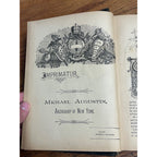 Antique 1895 Catholic Miscellany book New York Murphy & McCarthy - Freemasonry