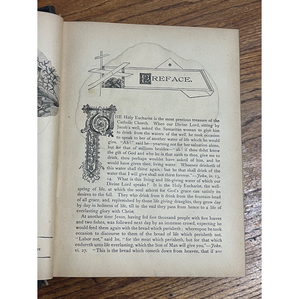 Antique 1895 Catholic Miscellany book New York Murphy & McCarthy - Freemasonry