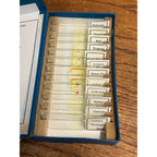 Vintage Tasco Microscope Slides Scientific Homeschool Lot Animals Plants Fibres