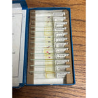 Vintage Tasco Microscope Slides Scientific Homeschool Lot Animals Plants Fibres