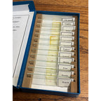 Vintage Tasco Microscope Slides Scientific Homeschool Lot Animals Plants Fibres