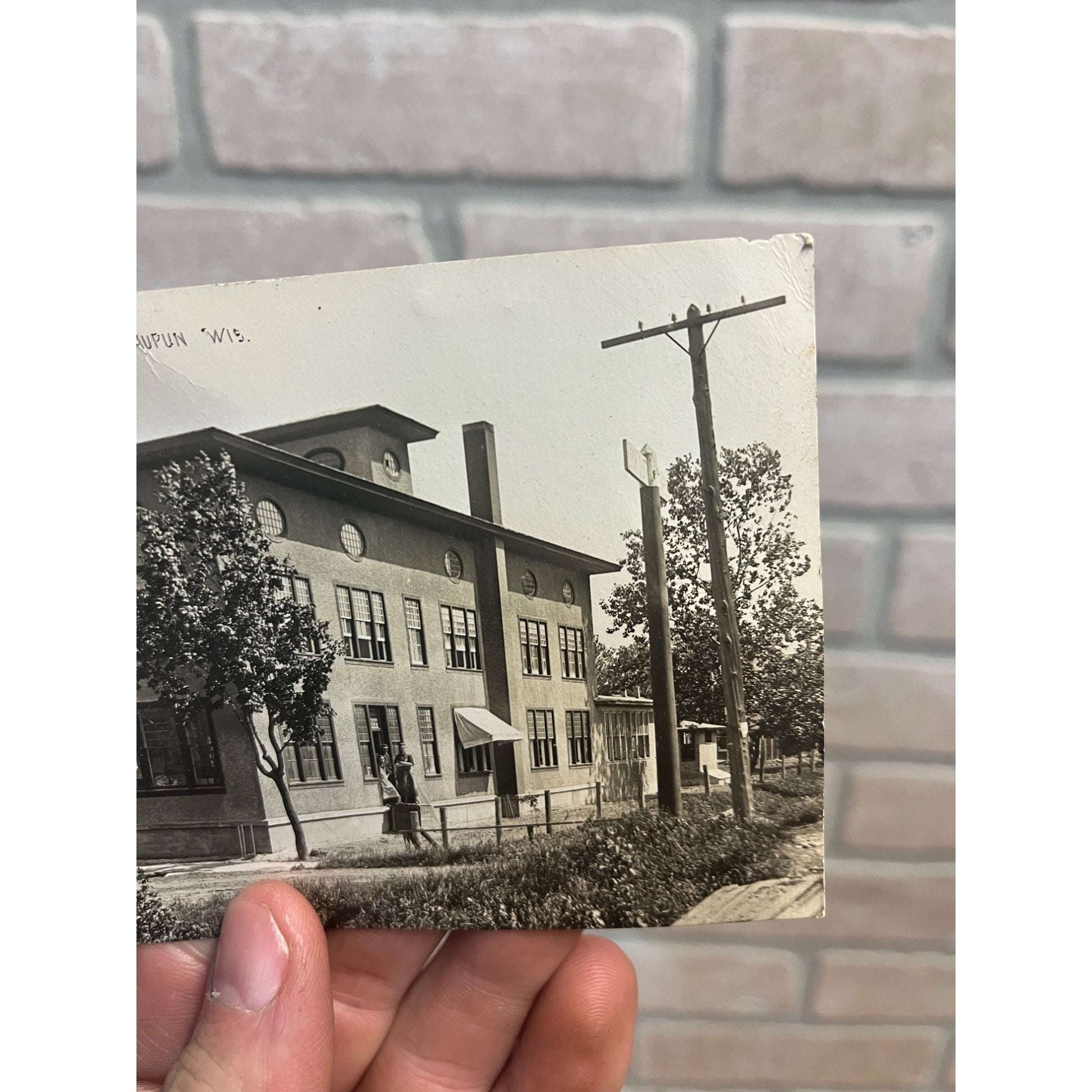 Vintage Shaler Company Waupun Wisconsin Wis WI RPPC Postcard Vulcanizers Factory
