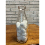 Vintage Decorah Dairy West Bend Wisconsin TSPQ Milk Bottle Quart WI Wis